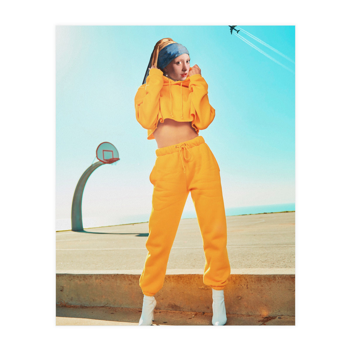 The Girl In Yellow Joggers (Print Only)