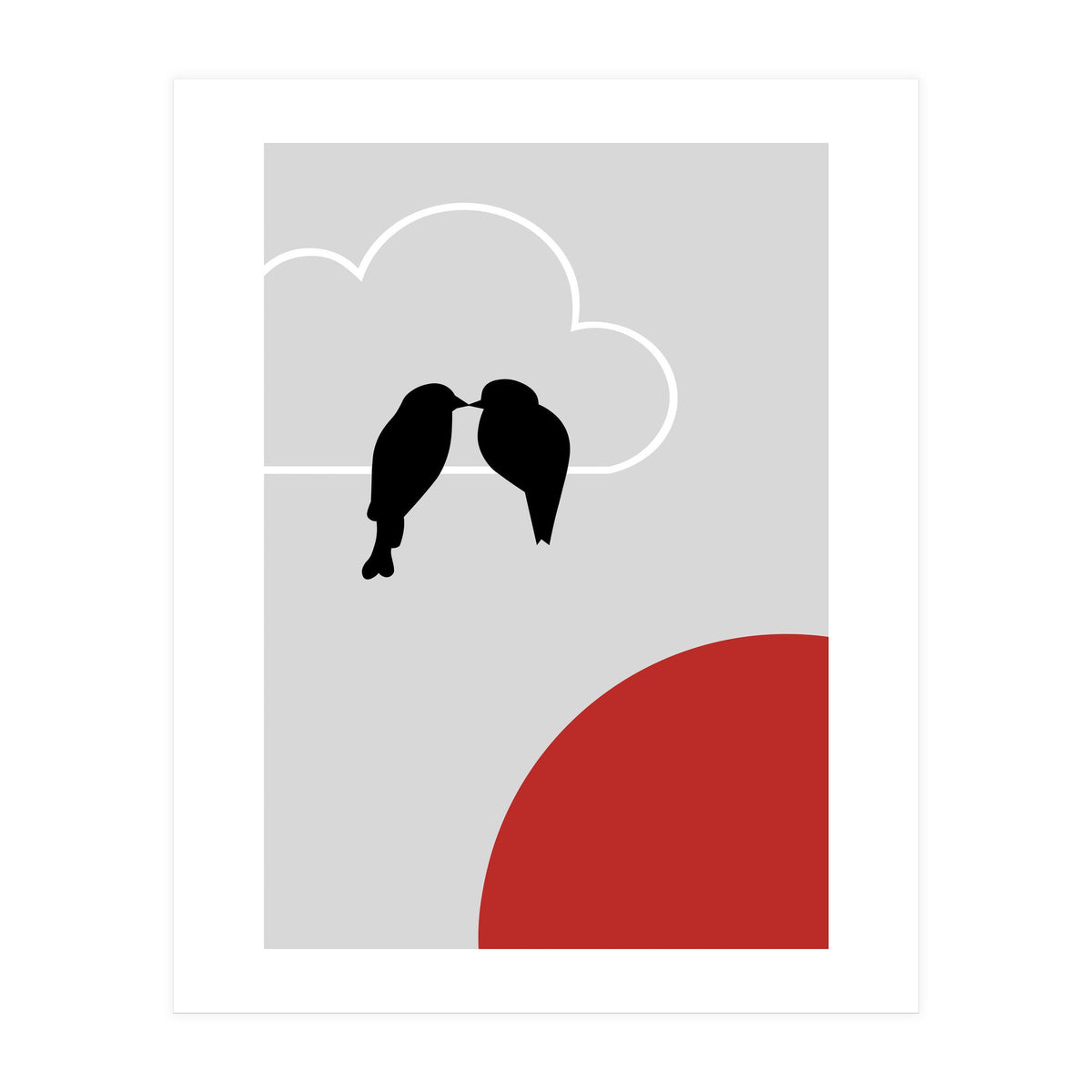 KISSING SUNSET (Print Only)