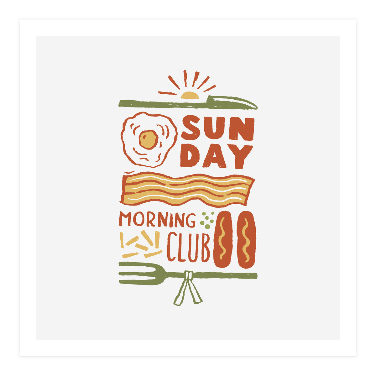 Sunday Club (Print Only)