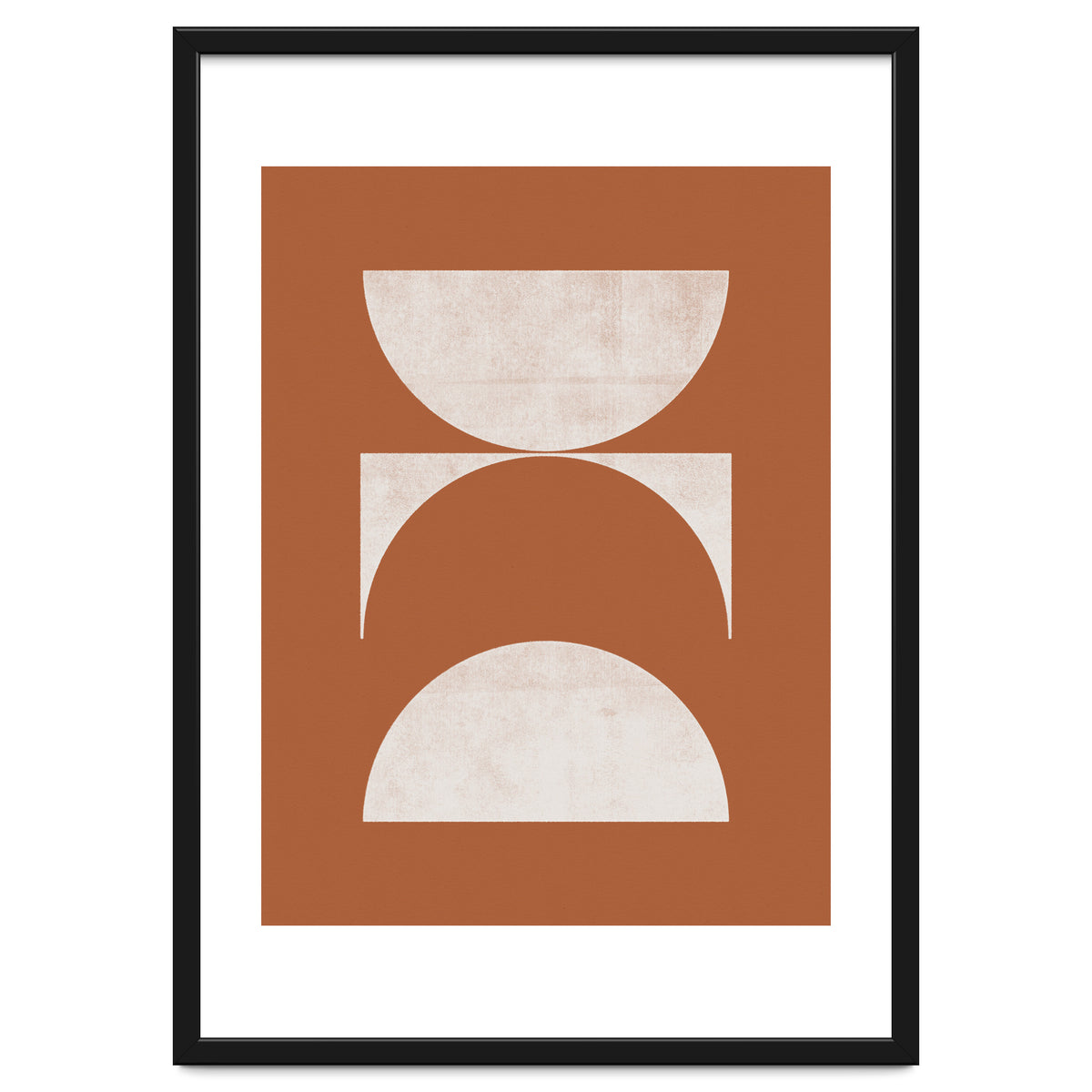 Mid-Century Modern No.21 - Woodblock Print