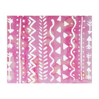 Abstract boho tribal pattern in pink (Print Only)