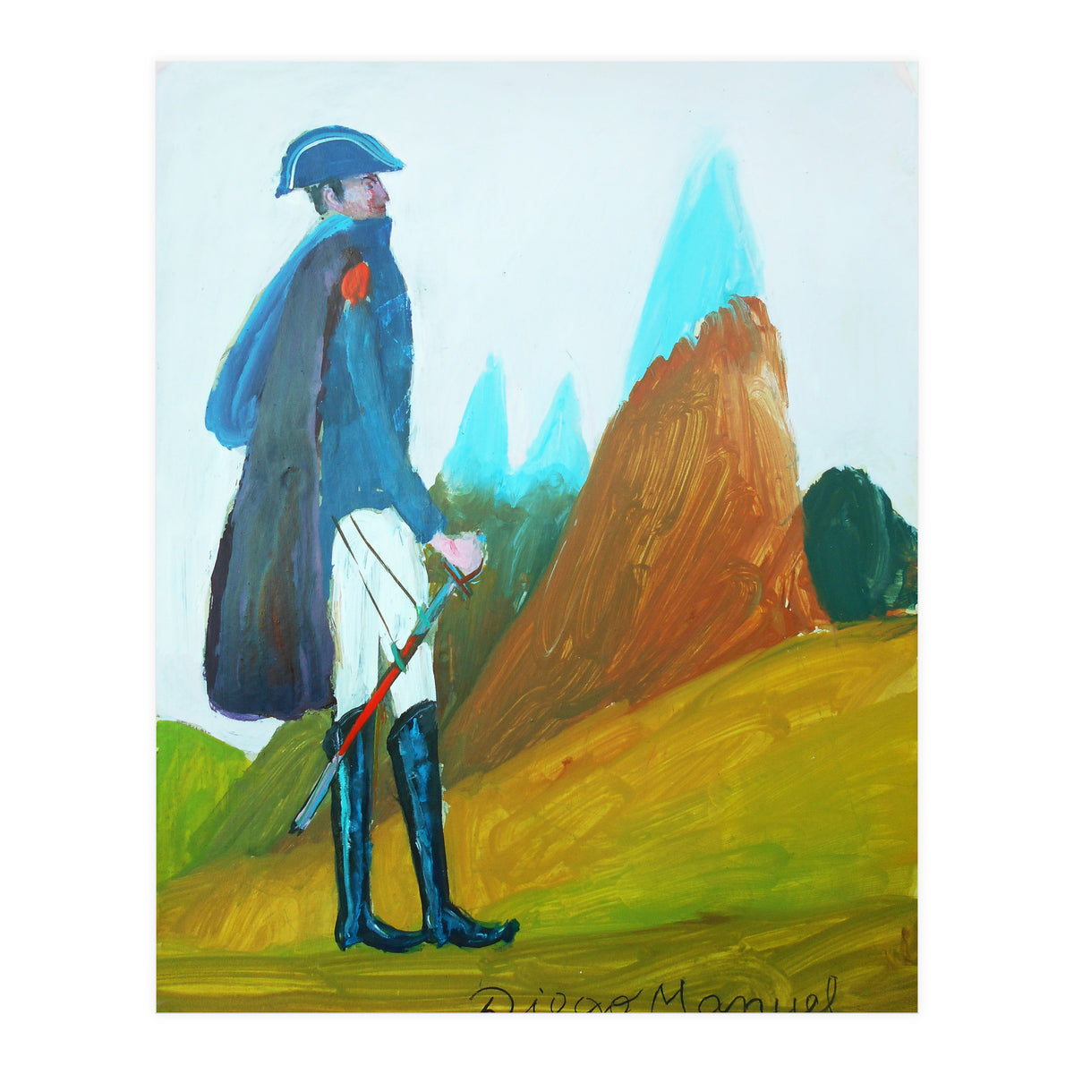 San Martin Cruzando Los Andes 2 (Print Only)