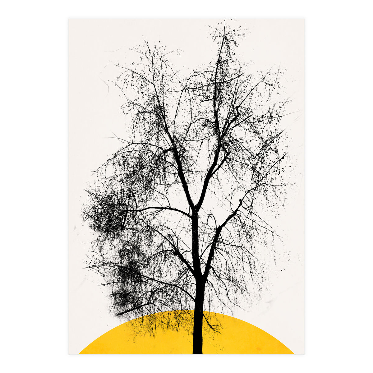 Dark Feather Tree (Print Only)