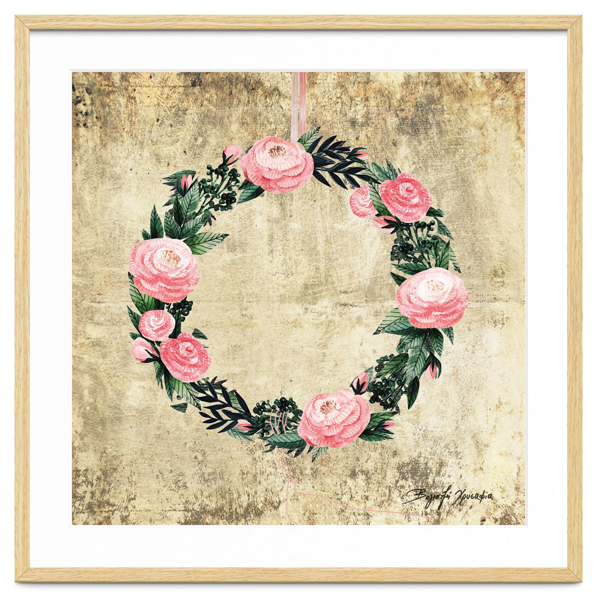 Wreath #Rose Flowers #Royal collection