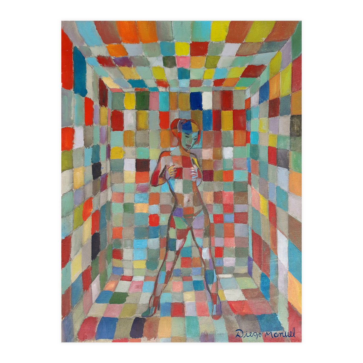 Chica Cubista (Print Only)