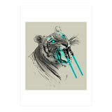 Sabertoothed Tiger (Print Only) thumbnail