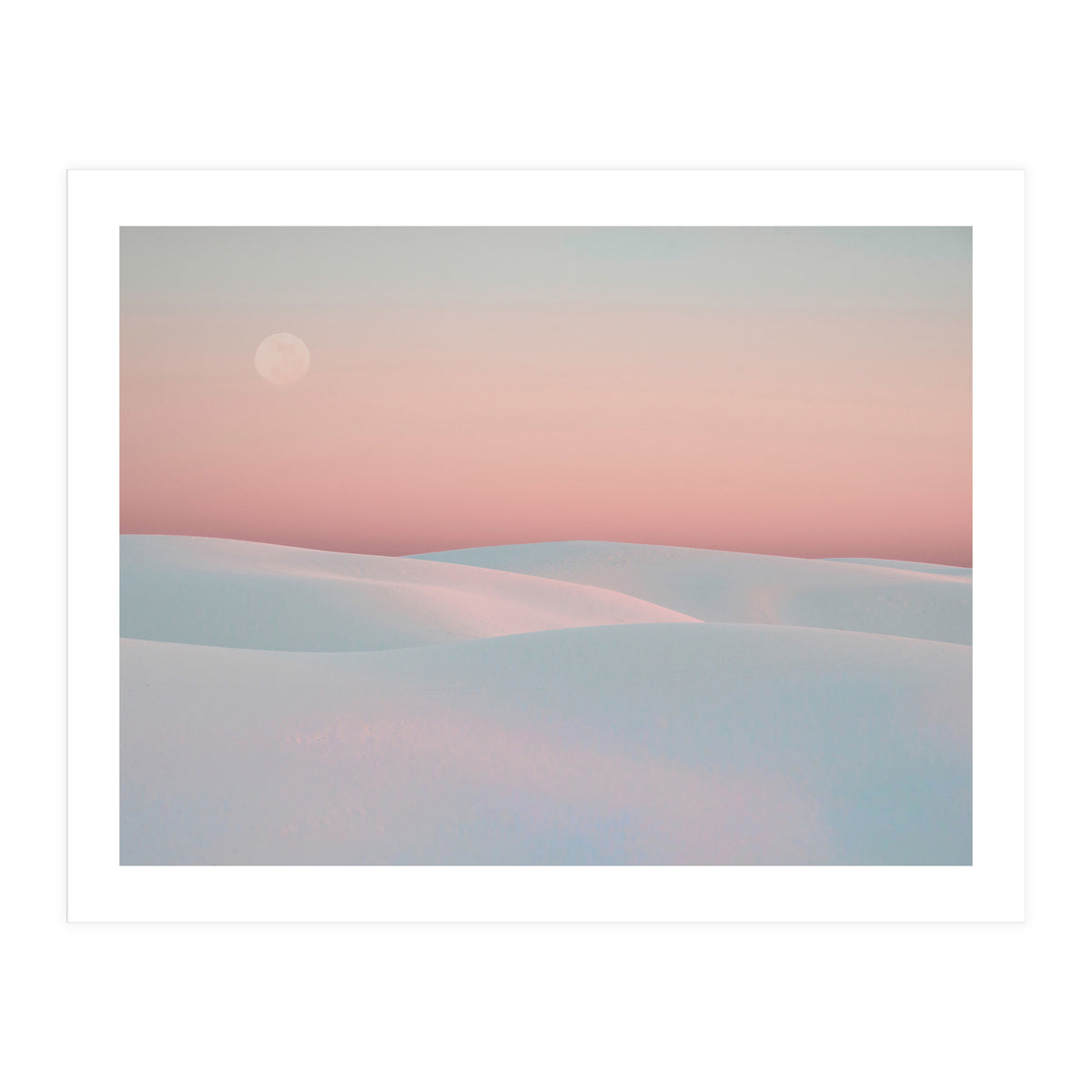 Moon And Dunes (Print Only)