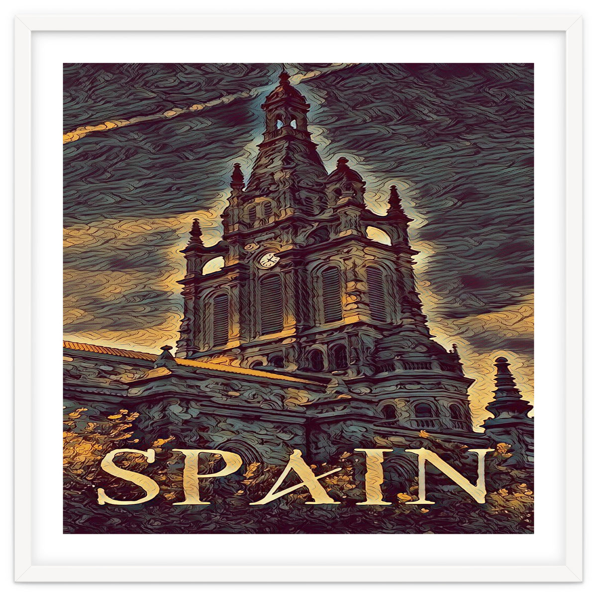 Gothic church in Spain