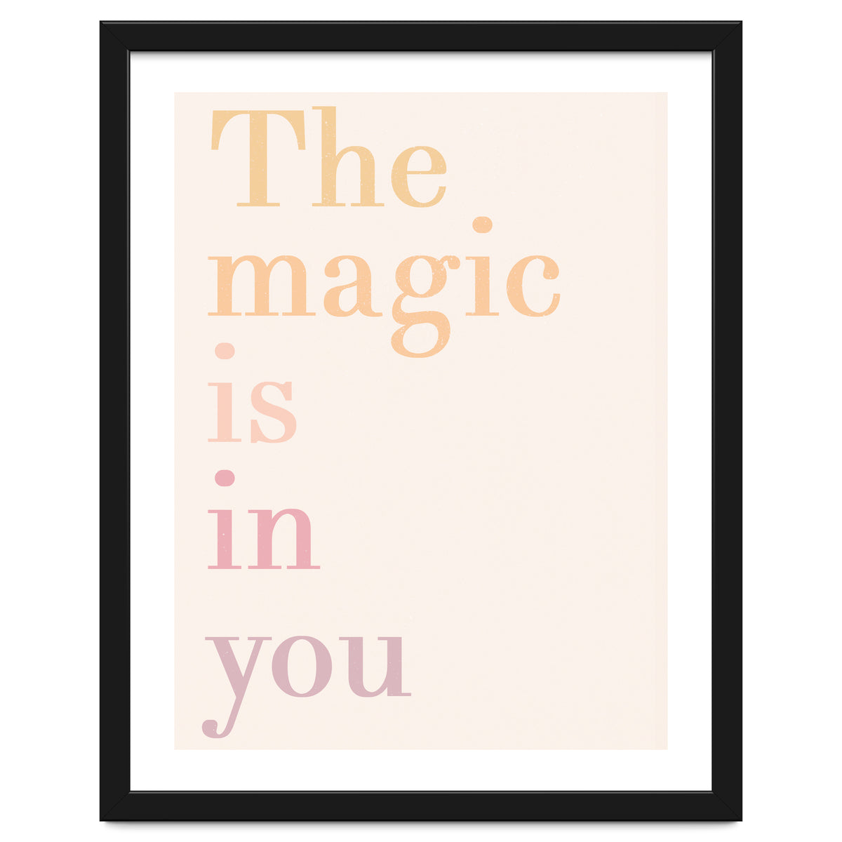 The Magic Is In You, Pastel