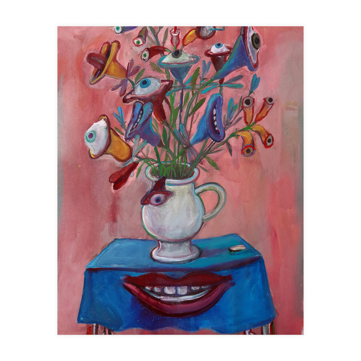 Flores Ojos Bocas (Print Only)