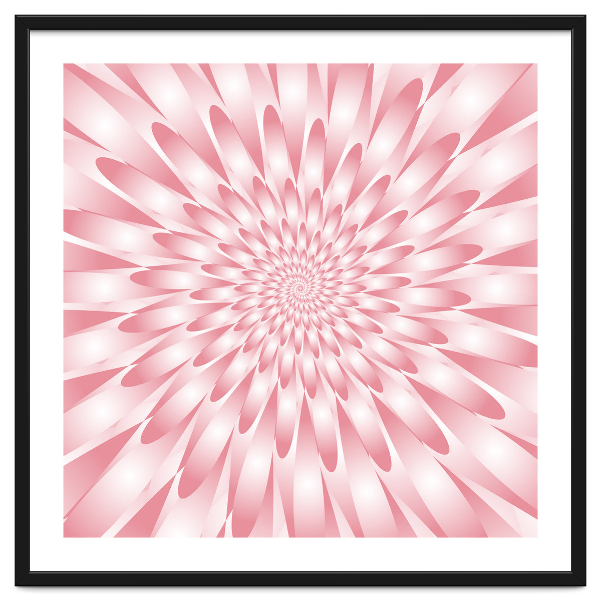 Spiral Pink Flower