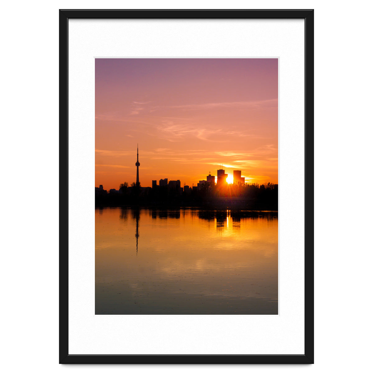 Leslie Street Spit Toronto Canada Sunset