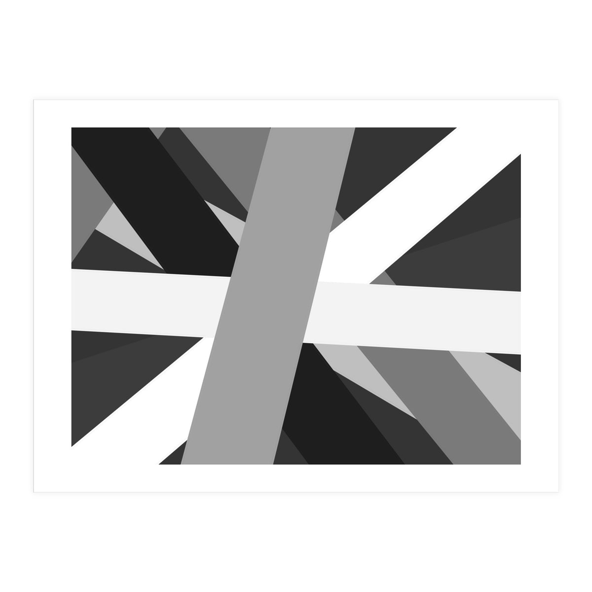 Grey pie 4 (Print Only)