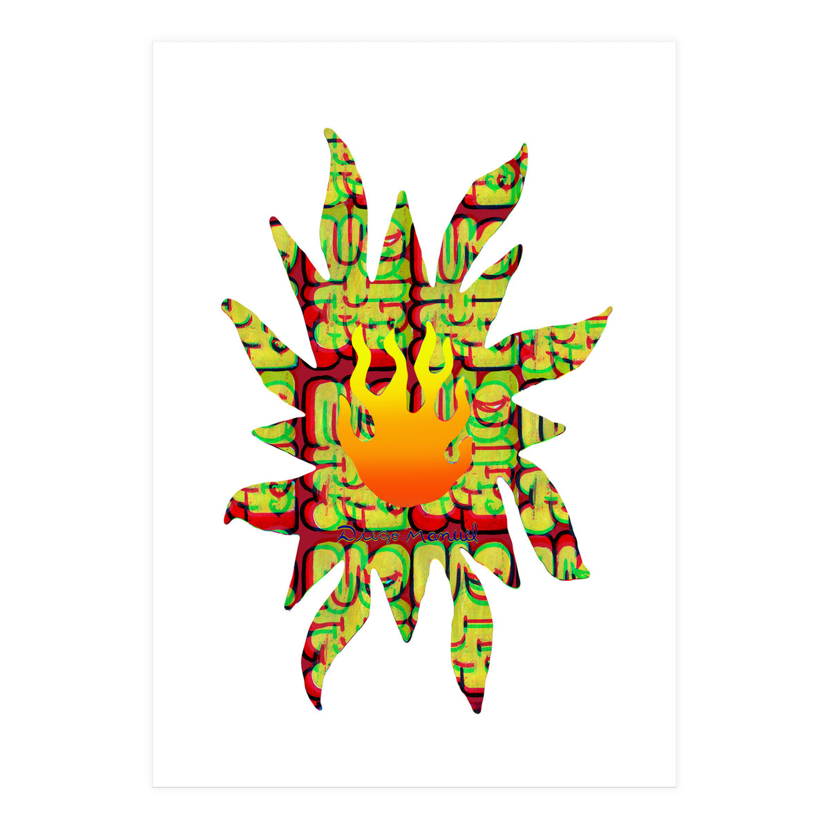 Fuego 20 Copia (Print Only)