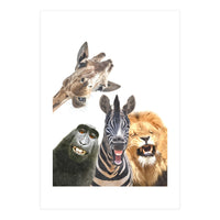 Jungle Animal Friends (Print Only)