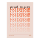 Oasis - Live Forever (Print Only) thumbnail
