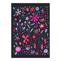 Kennigton Flowers Dark (Print Only)