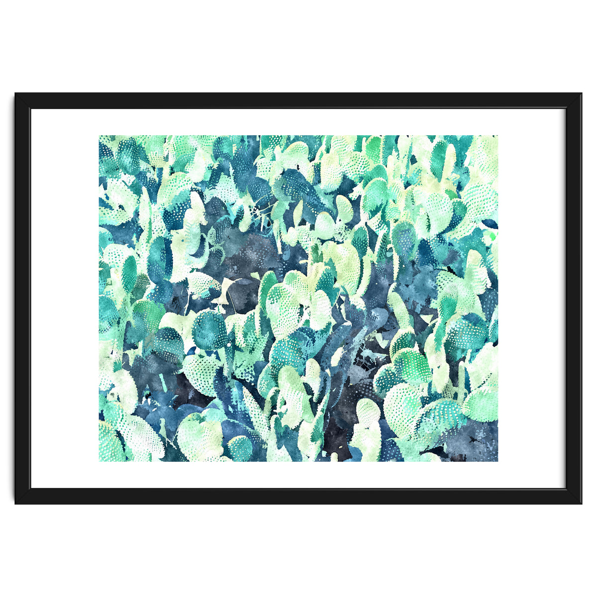 Watercolor Cactus III