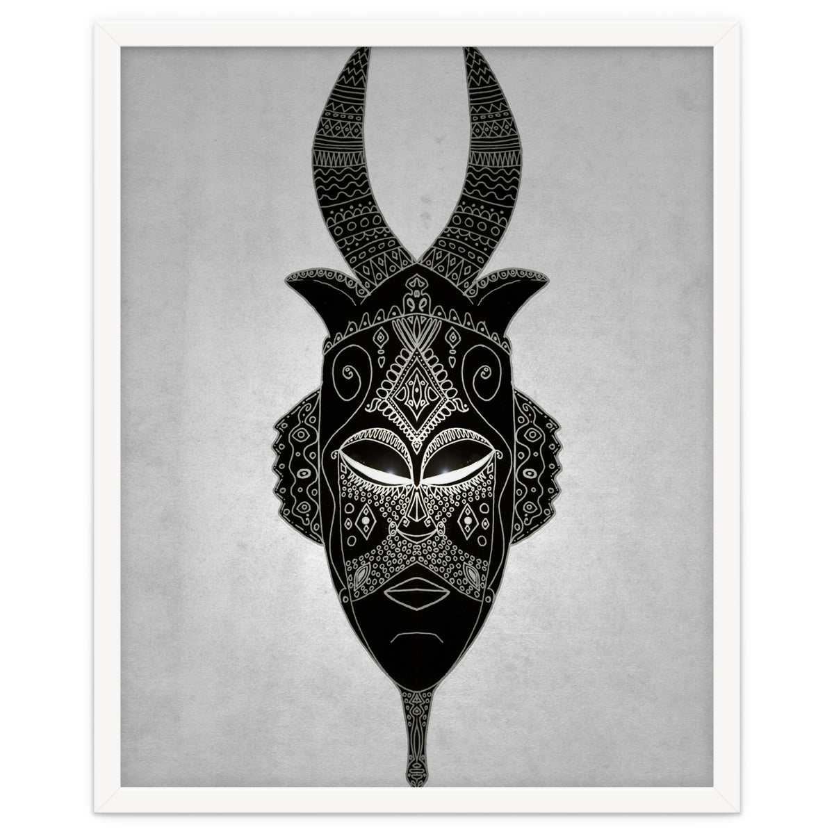 Horned Tribal Mask