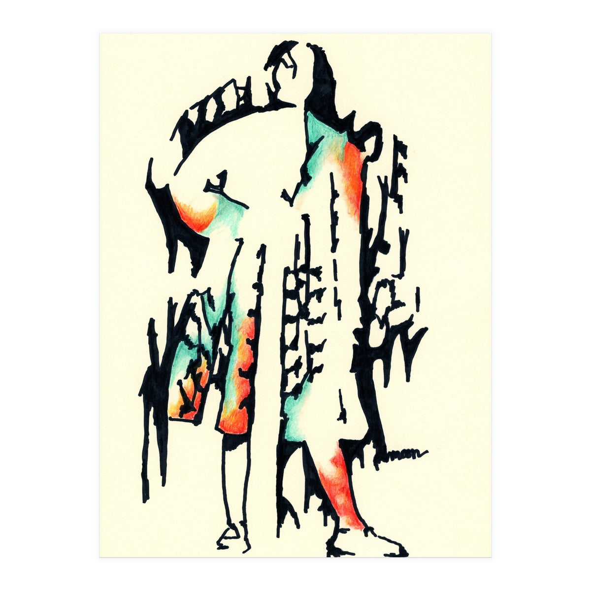 Turn to the left (Print Only)