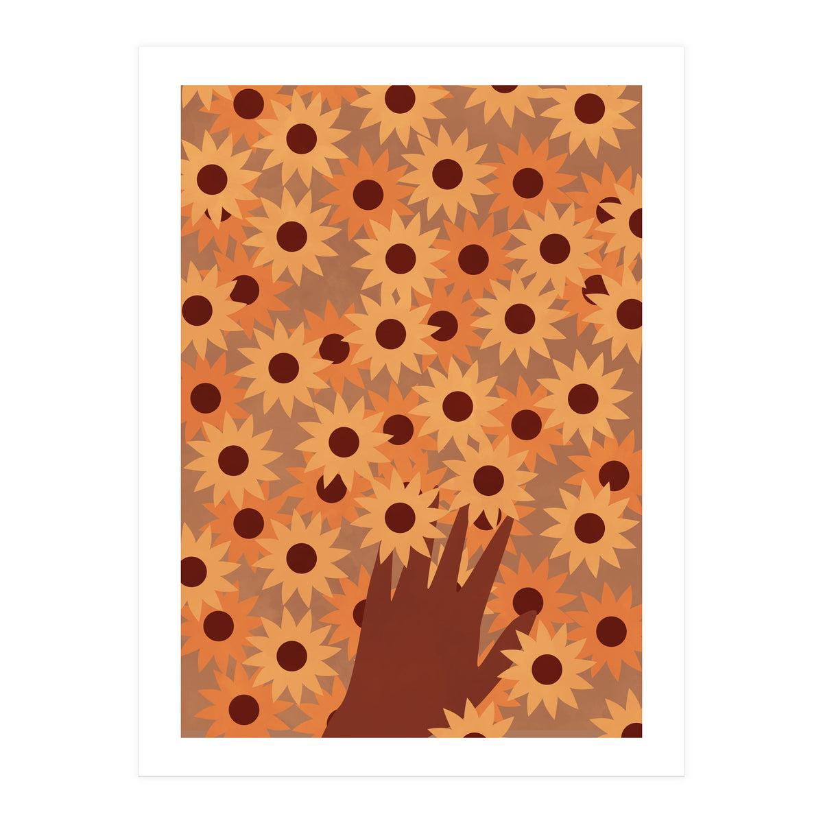 Flower Fields Boho Style (Print Only)