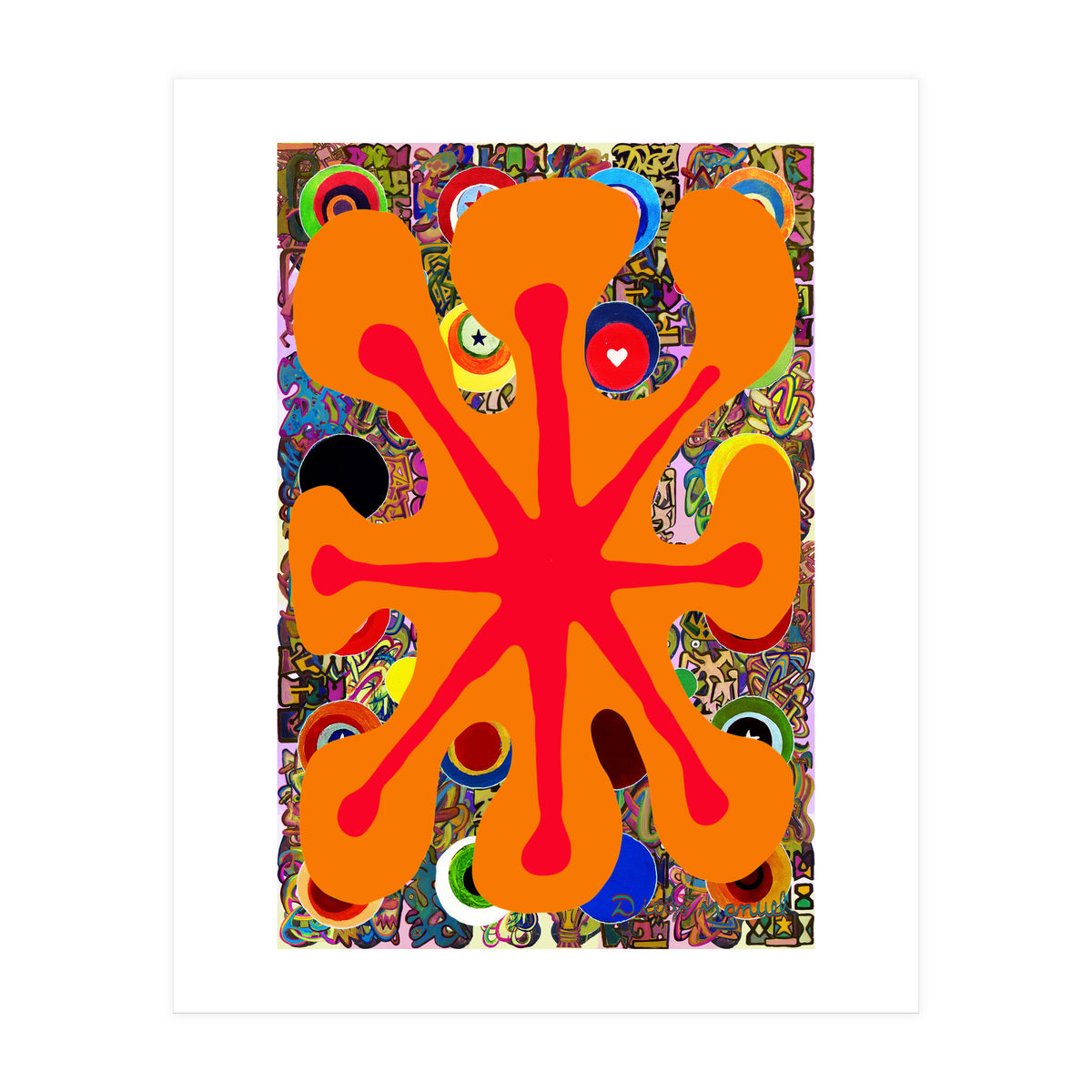 Fuego Y Graffiti 88 (Print Only)