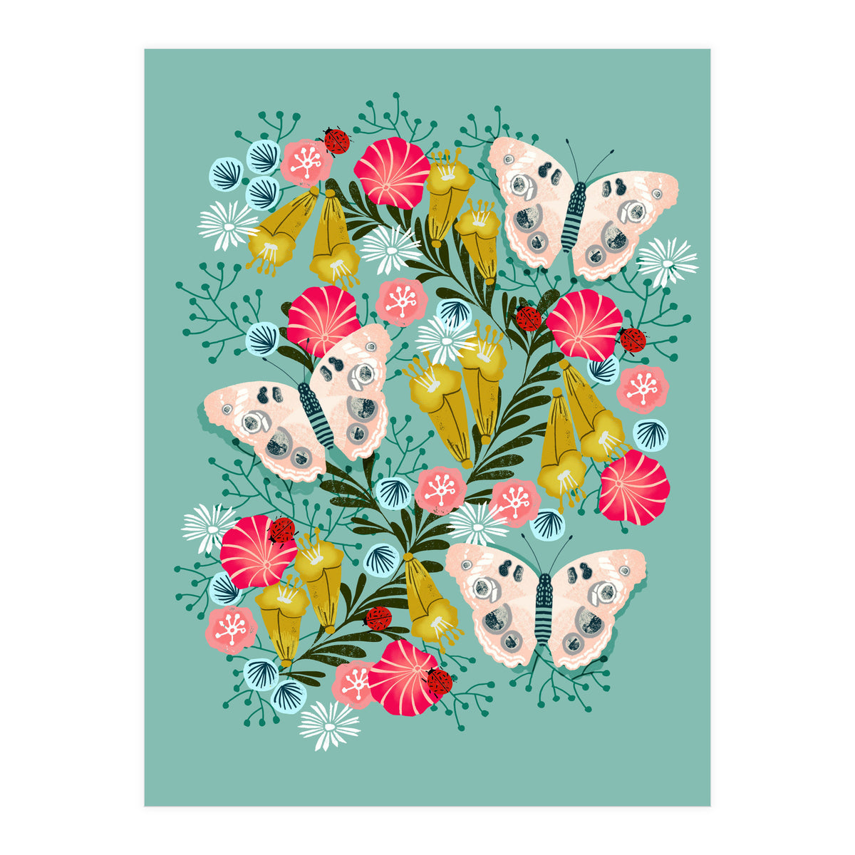 Buckeye Butterfly (Print Only)