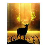 Greenery Deer Golden Sun (Print Only) thumbnail