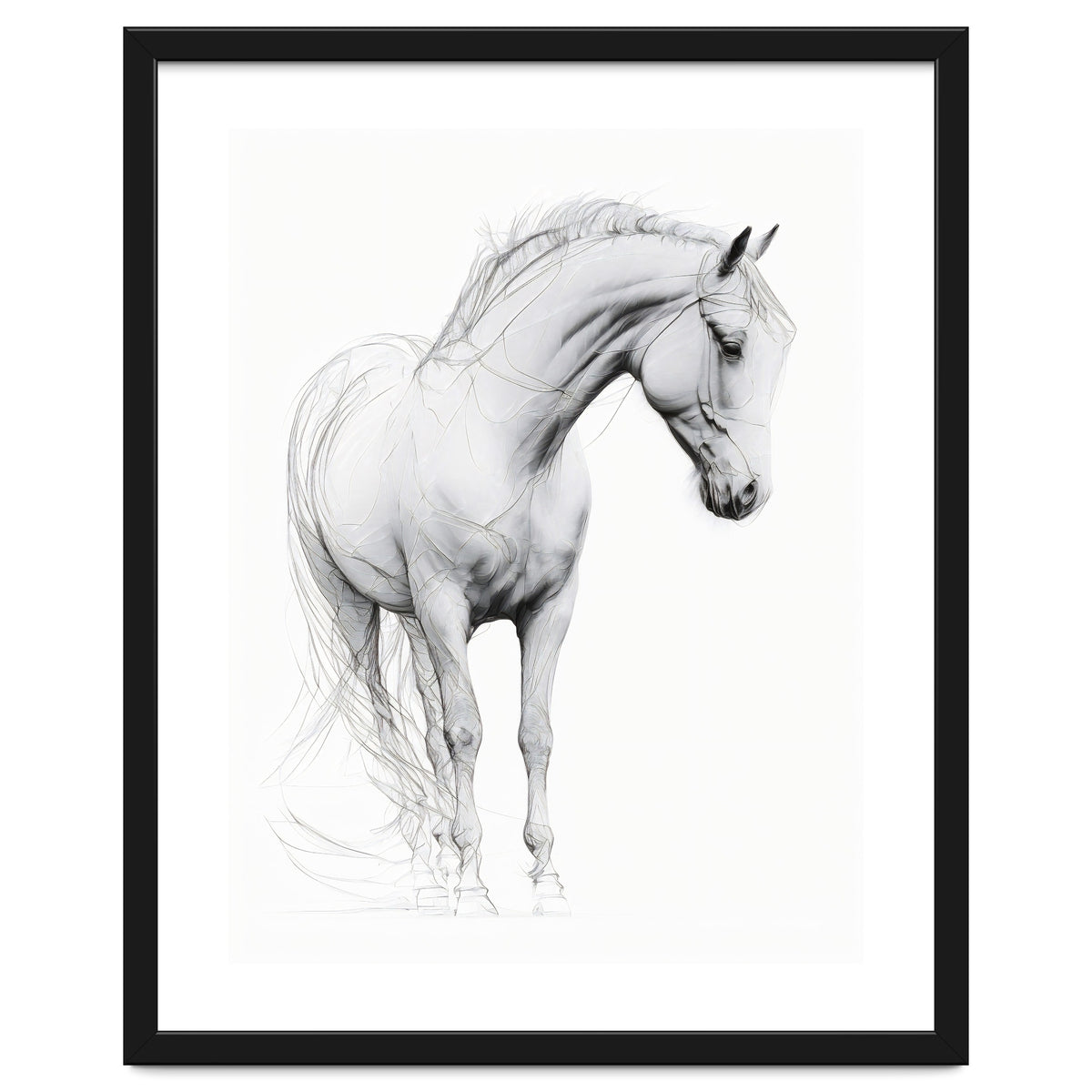 Horse Line Art