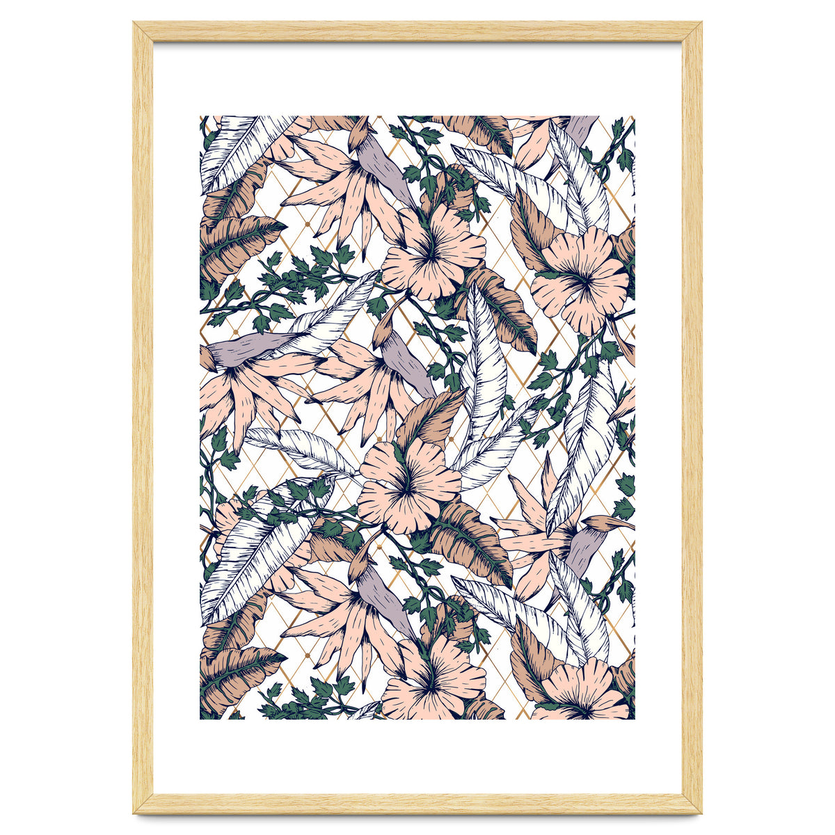 Exotic flowering and pattern geometric