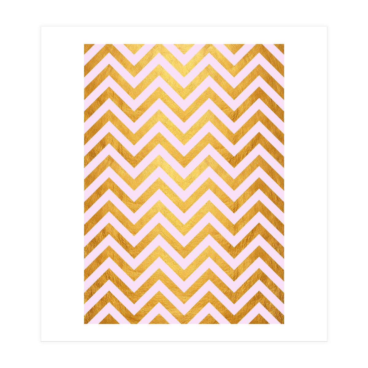 Chevron Golden IV (Print Only)