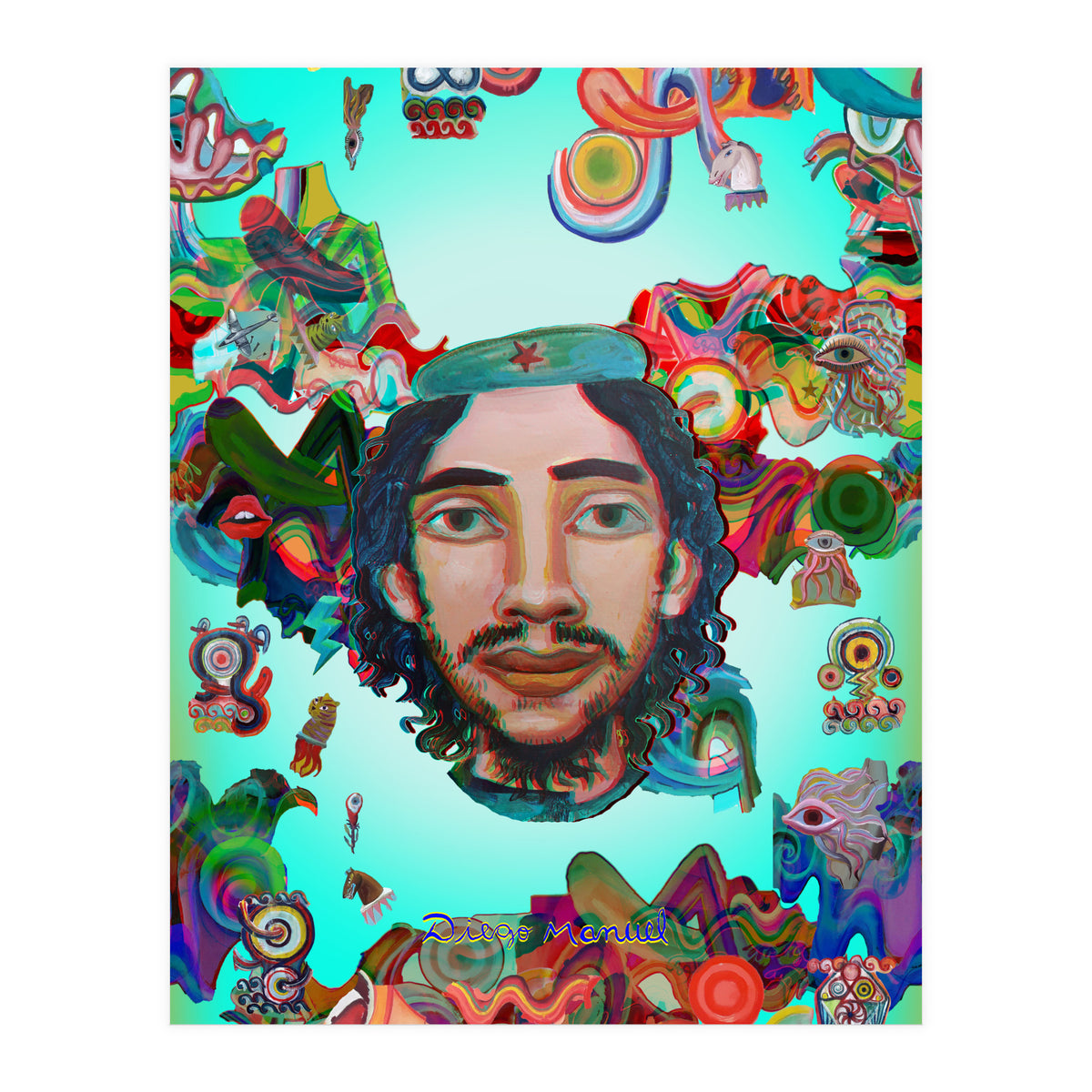 El Che Y Graffiti 4 (Print Only)