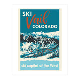 Vintage Vail ski poster (Print Only) thumbnail