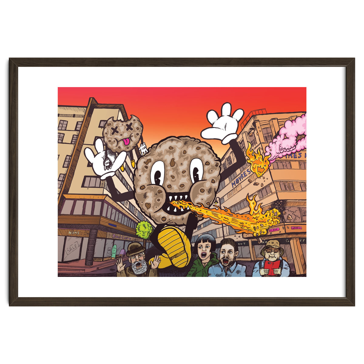 Cookie Monster 12.3% ABV Bourbon Barrel Aged Coconut Chocolate Chip Stout - Amundsen Brewery