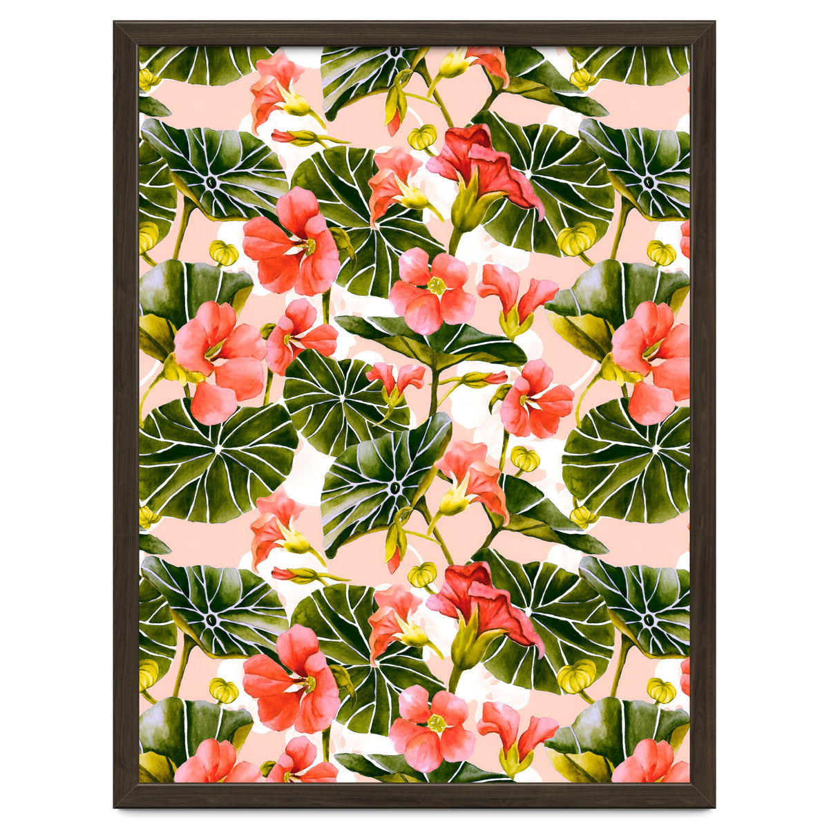 Nasturtiums watercolor 03