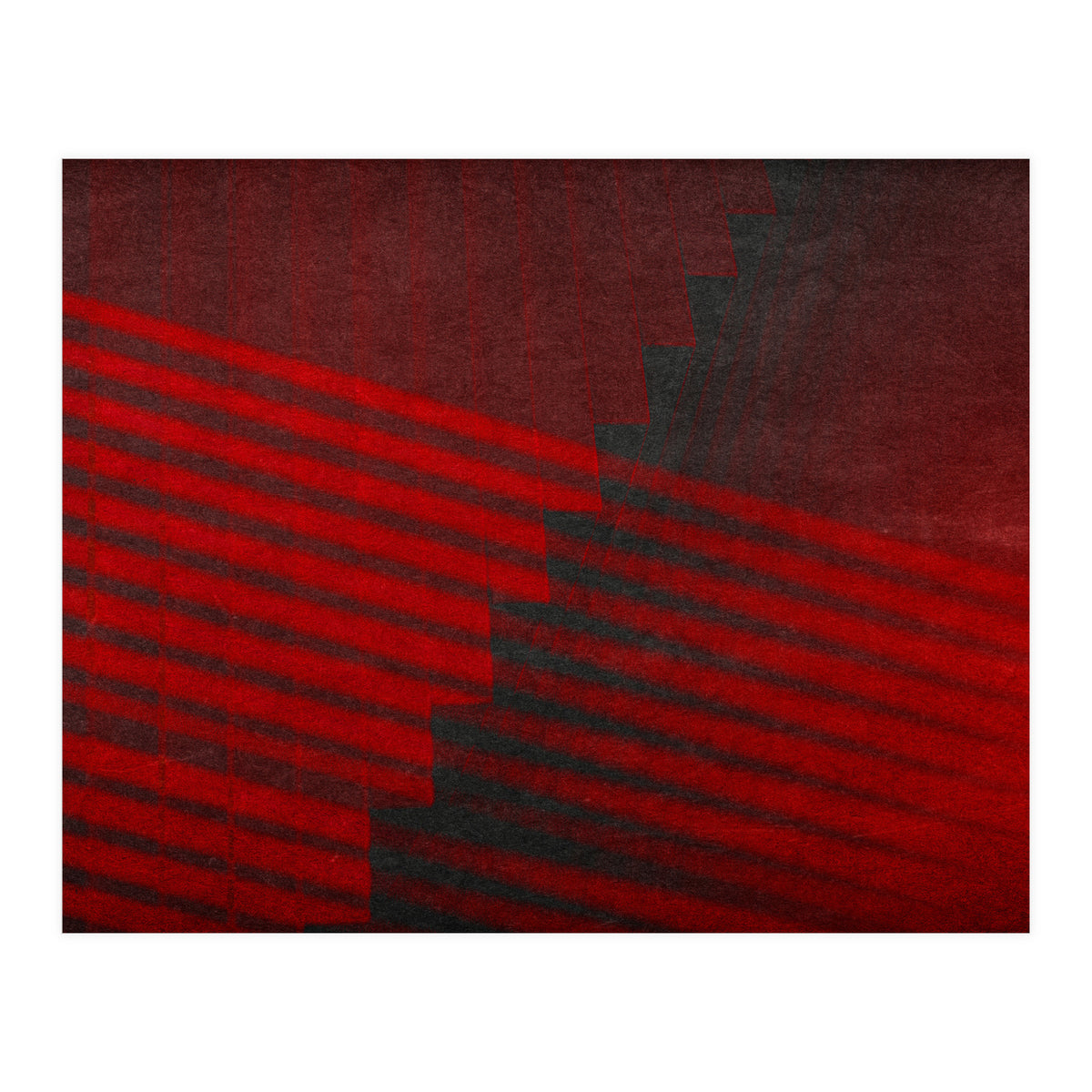 Rojo Y Gris #2 (Print Only)