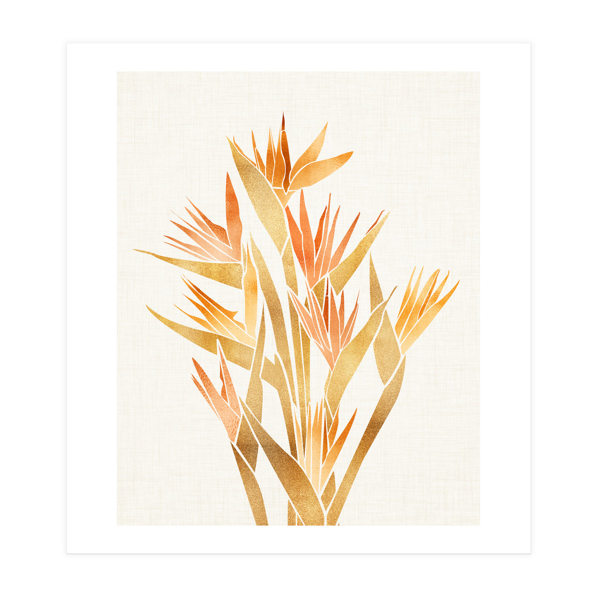 Tropical Bird of Paradise Bouquet (Print Only)