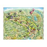 Napa Valley Illustrated Map (Print Only) thumbnail