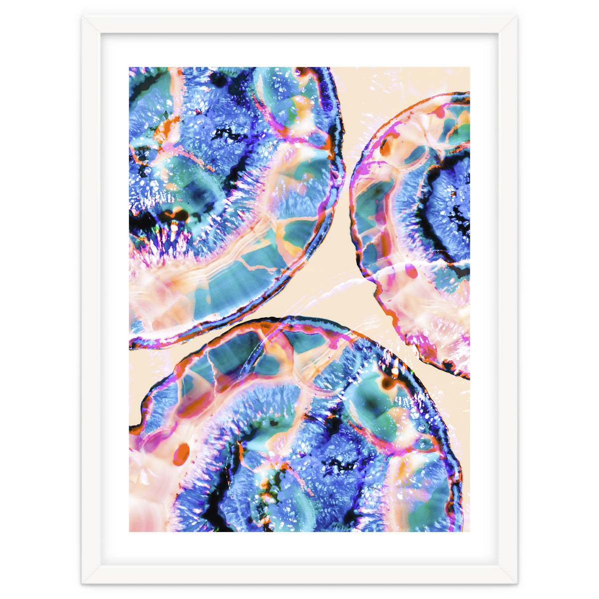 Abstract Agate Painting