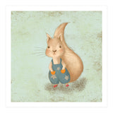 Woodland Nursery - Squirrel Illustration (Print Only) thumbnail