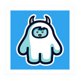 Kawaii Cute Abominable Snowman Yeti (Print Only) thumbnail