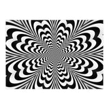 Abstract Spiral Black And White Optical Illusion (Print Only) thumbnail