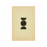 Abstract mid-century modern shapes (Print Only)