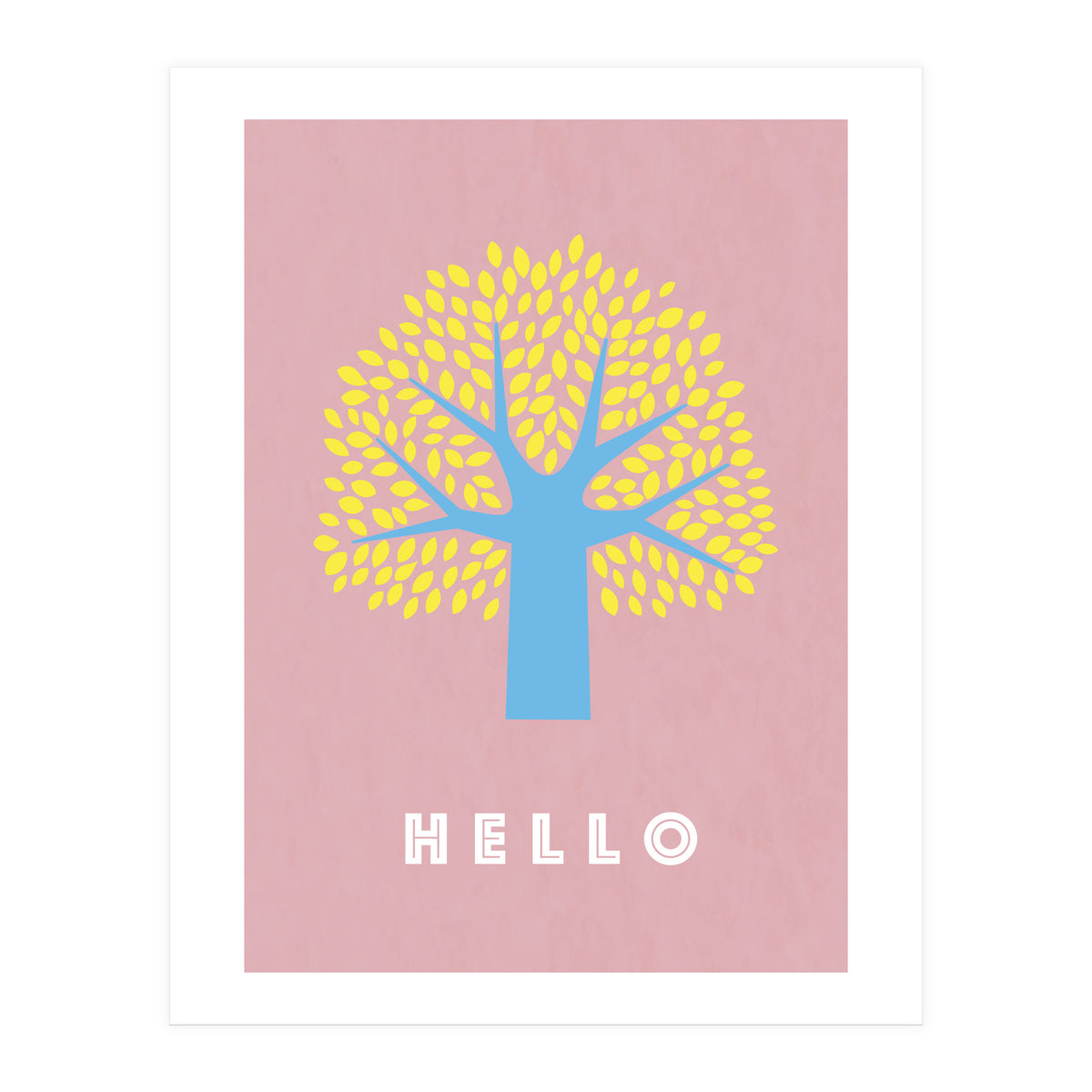 Hello - pop tree - (Print Only)