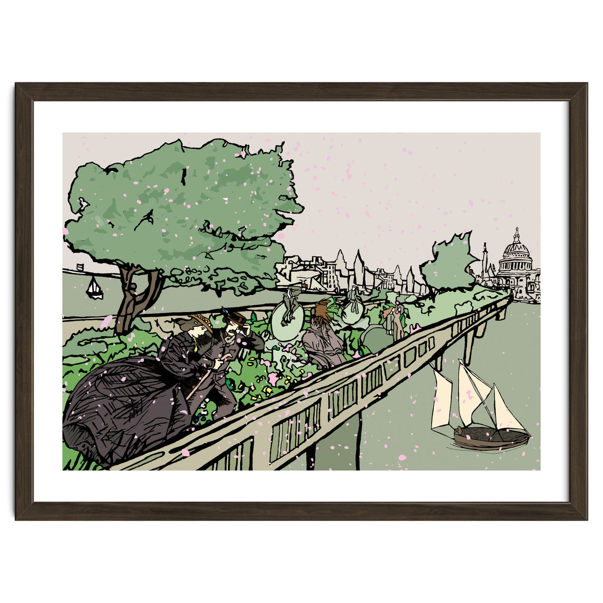 A Windy Day On The Garden Bridge