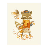 Rebecca The Radish Raccoon (Print Only) thumbnail