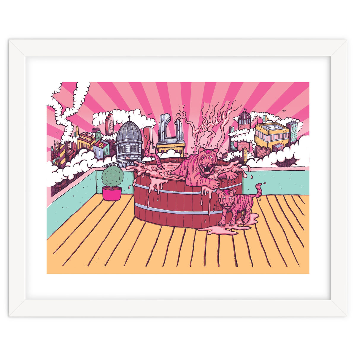 Strawberry Tigers Rooftop Jacuzzis Abbeydale Brewery x Lewy  12.4% ABV Strawberry, Chocolate, Smoked, Cherry Wood-chipped, Imperial Dessert Stout.