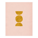 Pink and rust minimalist shapes (Print Only) thumbnail