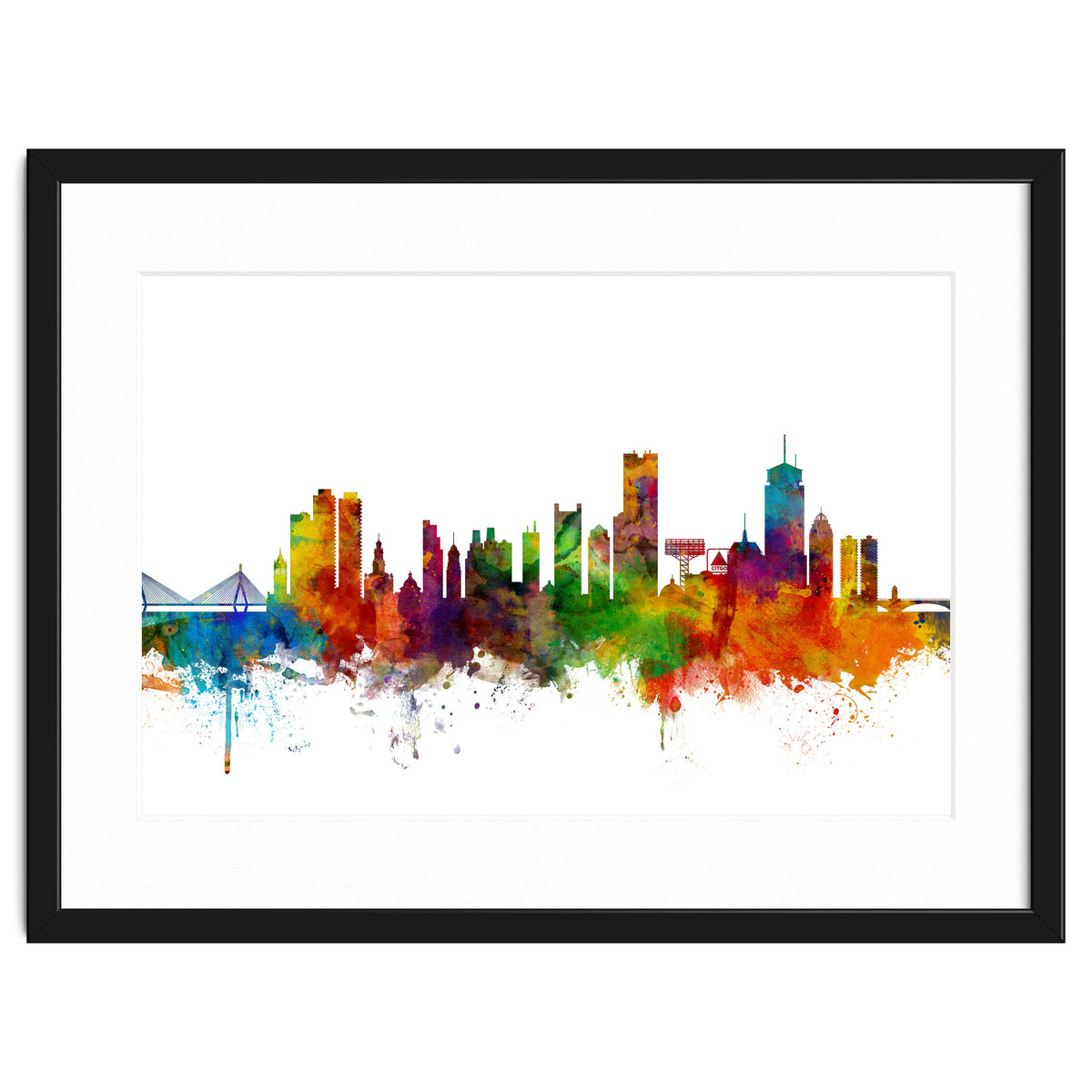 Boston Massachusetts Skyline