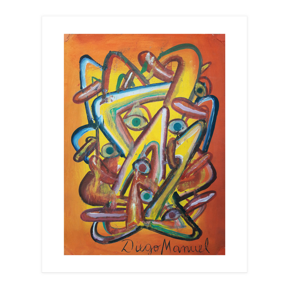 Formas Ojos Y Lenguas (Print Only)